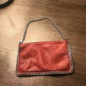 Stella McCartney Falabella Bordeaux shoulder purse
